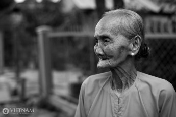 Old lady from the Mekong Delta