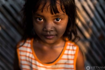 Young khmer girl from the Mekong Delta