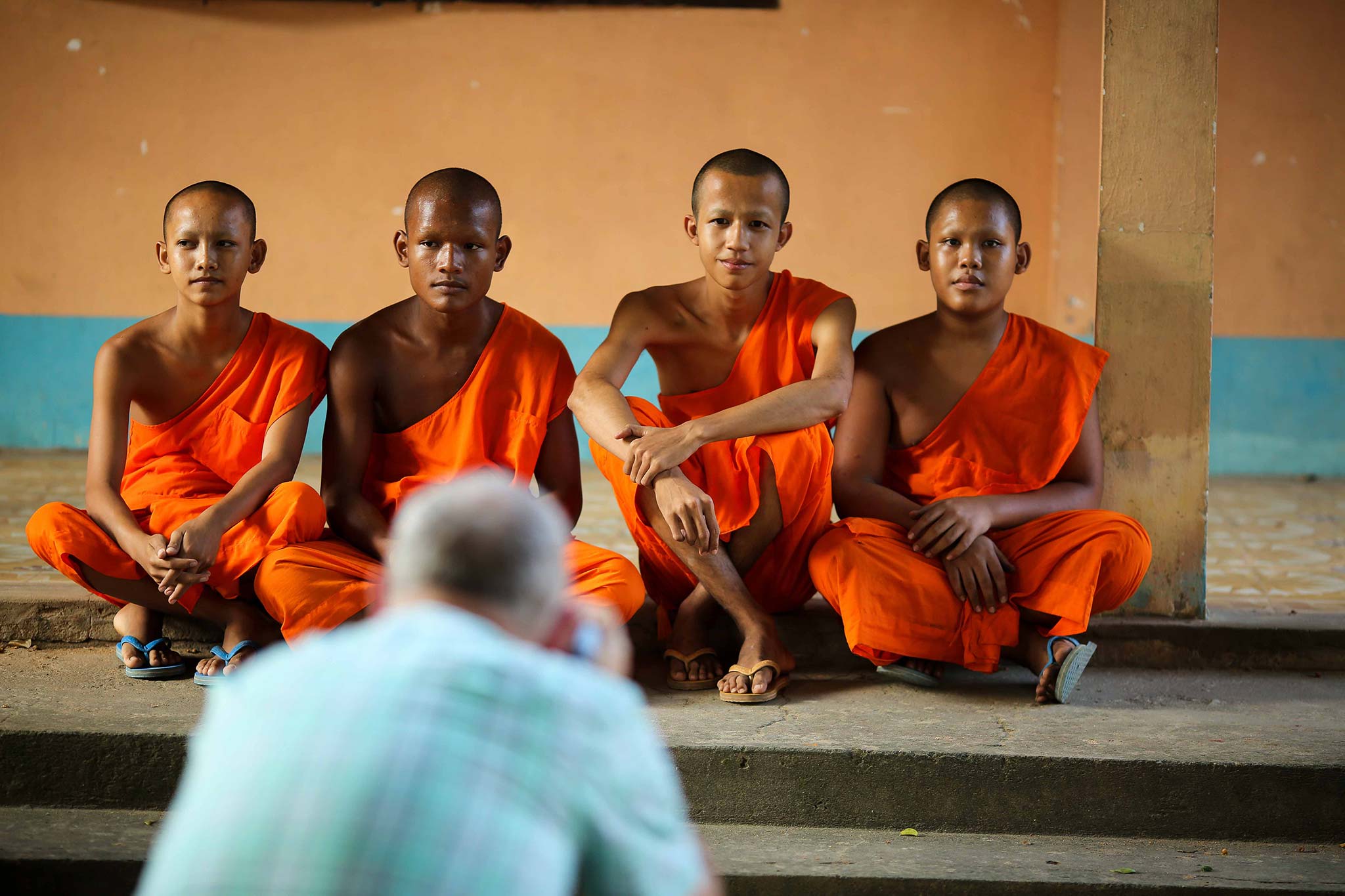 Young monks from the Mekong Delta